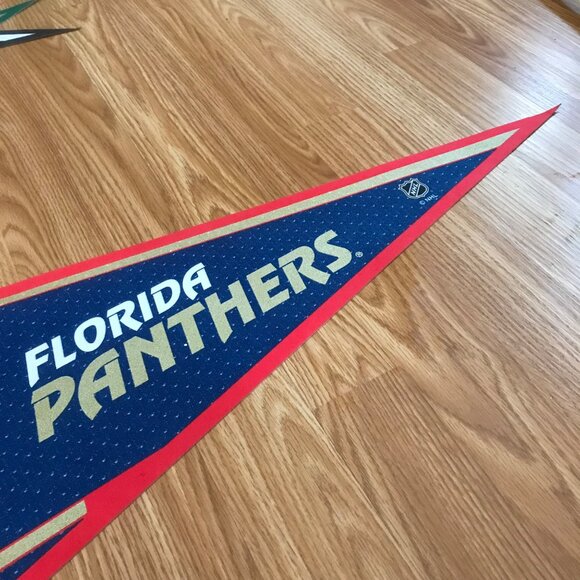 Florida Panthers Vintage NHL Pennant By WinCraft Hockey - Picture 2 of 6